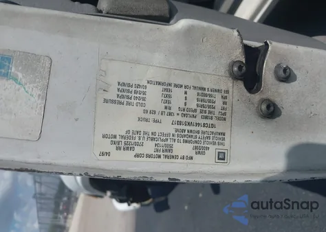 1997 GMC Sonoma Sl Wideside z USA, uszkodzony, nr VIN 1GTCS1441VK518317